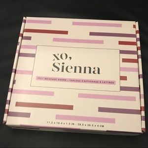 XO, Sienna Black Felt Letter Board fab fit fun